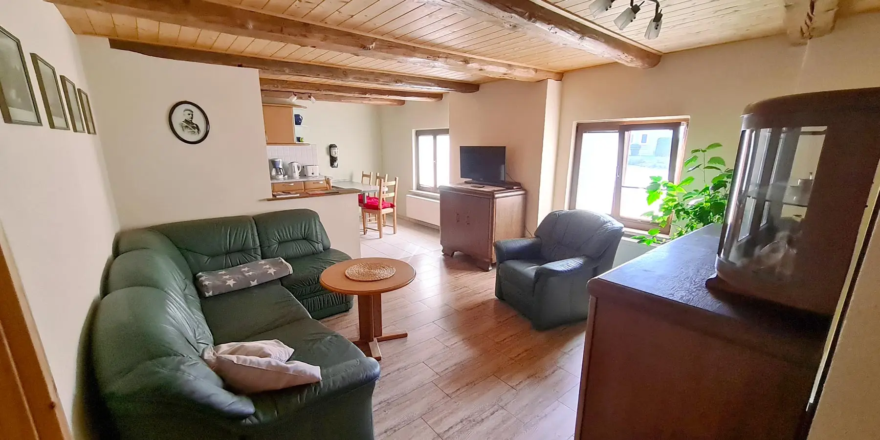 Wohnstube der Unterkunft